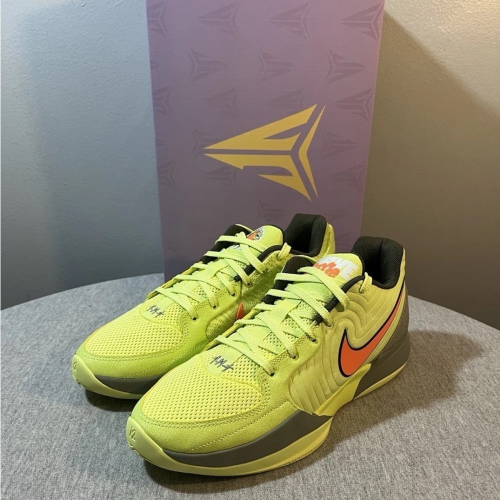 NIKE JA 2 LT LEMON TWIST/ORANGE Basketball Men's Shoe Size 12 FD7328 701​​​